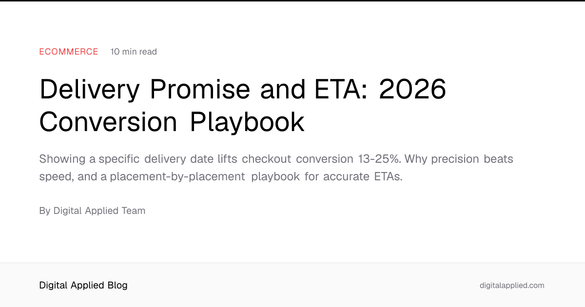 The Checkout Conversion Playbook