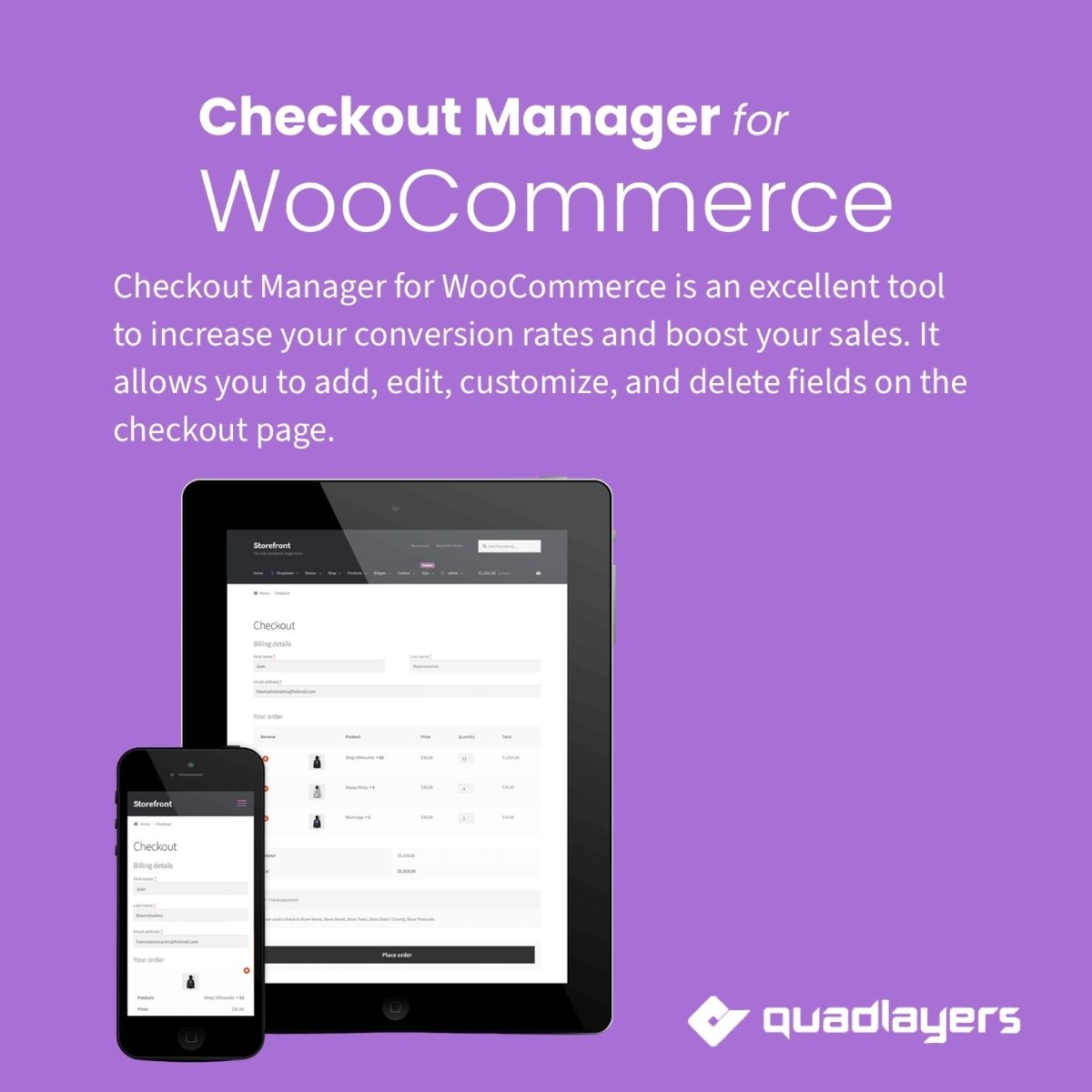 WooCommerce Checkout Manager Pro