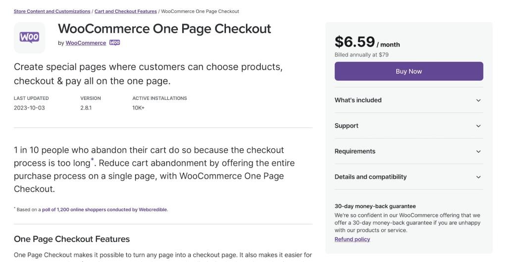 WooCommerce One Page Checkout